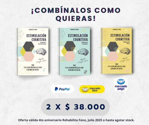 Combínalos como quieras 2 x "Mi cuadernillo de Ejercicios"