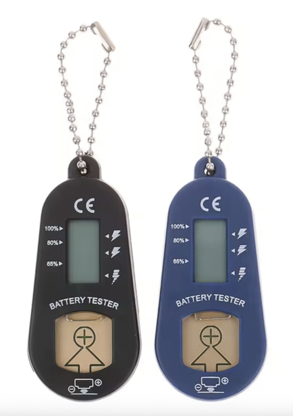 Probador de baterías para audífonos (Negro)