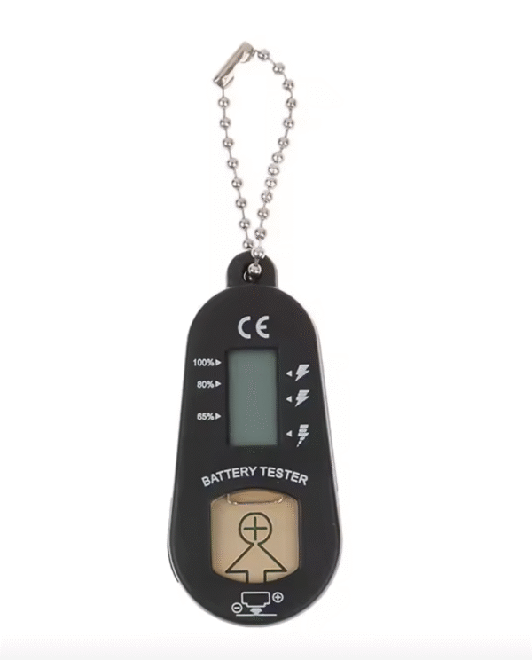 Probador de baterías para audífonos (Negro)